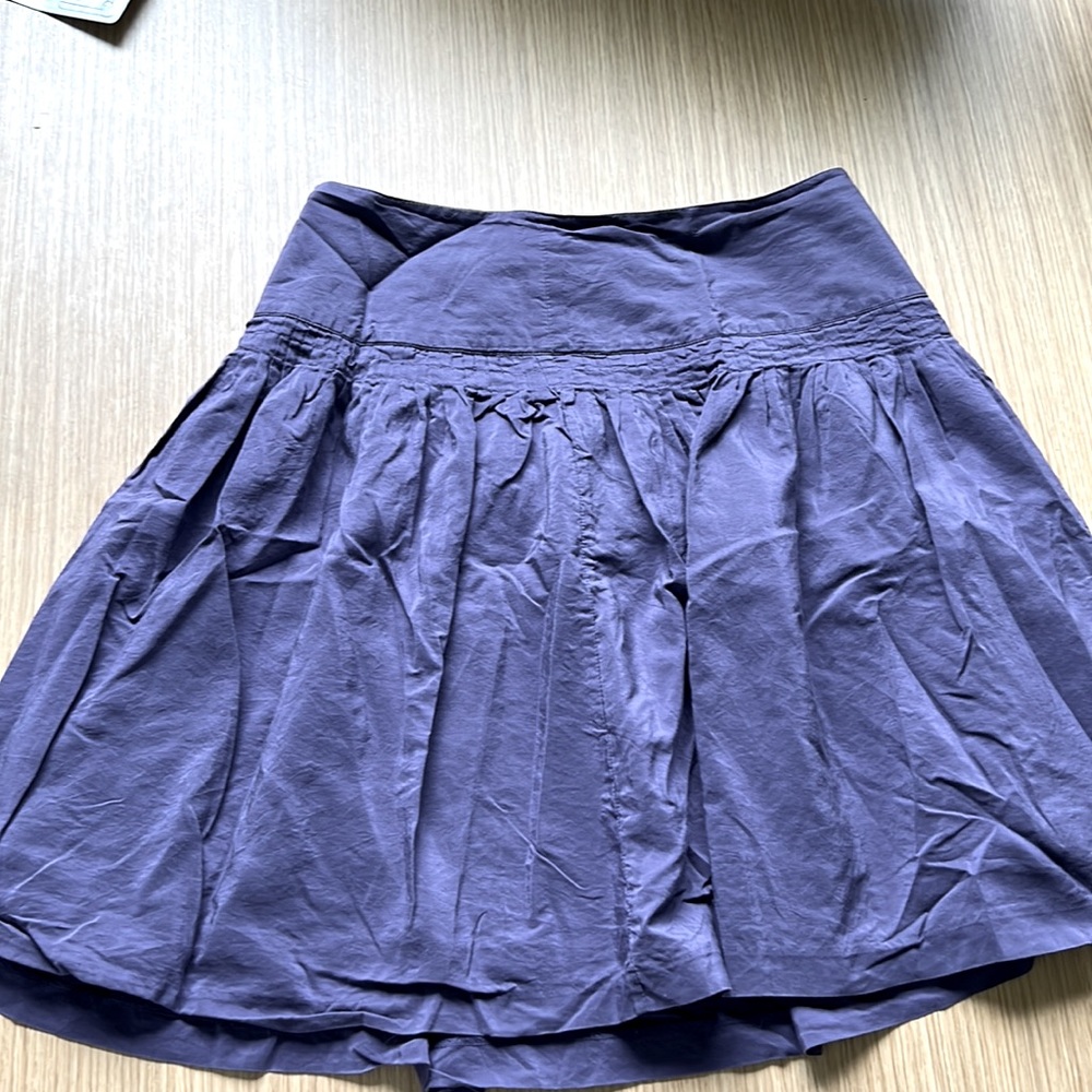 Gap pleated purple skirt